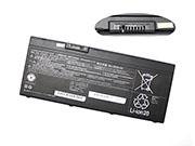 Genuine FUJITSU CP784743-03 Laptop Battery FPB0351S rechargeable 4170mAh, 60Wh Black