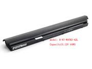 Singapore Genuine CLEVO 6-87-W97KS-42L Laptop Battery 6-87-W97KS-42L1 rechargeable 44Wh Black