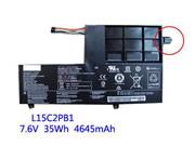 Singapore Genuine LENOVO 5B10K84493 Laptop Battery 5B10M50528 rechargeable 4610mAh, 35Wh Black