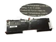 Genuine DELL TU131 Laptop Battery TU131-TS63-74 rechargeable 45Wh Black In Singapore