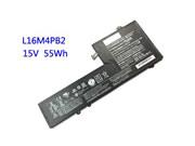 Singapore Genuine LENOVO 5B10M55951 Laptop Battery L16M4PB2 rechargeable 3675mAh, 55Wh Black