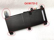 Replacement ASUS C41N1731-2 Laptop Battery  rechargeable 4335mAh, 66Wh Black In Singapore