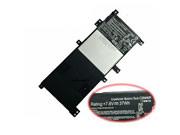 Genuine ASUS C21N1409 Laptop Battery  rechargeable 4800mAh, 37Wh Black In Singapore