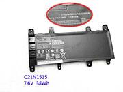 Genuine ASUS C21N1515 Laptop Battery 0B200-01800100 rechargeable 4840mAh, 38Wh Black In Singapore