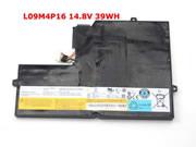 Genuine LENOVO L09M4P16 Laptop Battery 57Y6601 rechargeable 2600mAh, 39Wh Black In Singapore