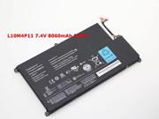 Singapore Genuine LENOVO 121500059 Laptop Battery L10M4P11 rechargeable 59Wh, 8.06Ah Black