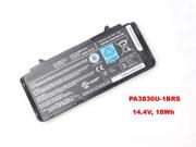 Genuine TOSHIBA PABAS233 Laptop Battery PABAS240 rechargeable 1180mAh, 18Wh Black In Singapore