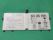 Genuine LG 2ICP545114-2 Laptop Battery 2ICP5451142 rechargeable 7800mAh, 60.06Wh White
