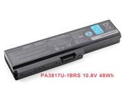 Singapore Genuine TOSHIBA PA3817U-1BAS Laptop Battery PA3817U-1BRS rechargeable 4400mAh Black