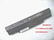 Genuine CLEVO 6-87-W230S-4271 Laptop Battery 3ICR18/65/-2 rechargeable 5600mAh, 62.16Wh Black In Singapore
