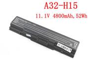 Genuine PACKARD BELL L072056 Laptop Battery A32-H15 rechargeable 4800mAh, 52Wh Black In Singapore