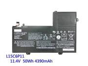 Genuine LENOVO L15M6P11 Laptop Battery L15C6P11 rechargeable 4390mAh, 50Wh Black In Singapore