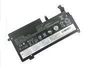 Singapore Genuine LENOVO 01AV437 Laptop Battery SB10J78999 rechargeable 3735mAh, 42Wh Black