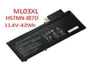 Genuine HP ML03XL Laptop Battery 12-A001DX rechargeable 3570mAh, 42Wh Black In Singapore