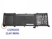 Genuine ASUS C32N1415 Laptop Battery  rechargeable 8420mAh, 96Wh Black In Singapore