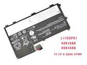 Genuine LENOVO 121300078 Laptop Battery ASM 45N1090 rechargeable 47Wh, 4.22Ah Black In Singapore