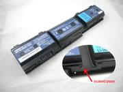Singapore Genuine ACER LC32SD128 Laptop Battery BT.00607.114 rechargeable 5600mAh, 63Wh Black