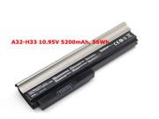 Genuine HASEE NBP6A195 Laptop Battery A32-H33 rechargeable 5200mAh, 56Wh Grey In Singapore