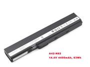 Replacement ASUS A42-N82(U2) Laptop Battery A42-N82 rechargeable 4400mAh Black In Singapore