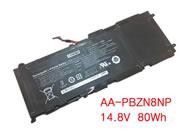 Genuine SAMSUNG AA-PBZN8NP Laptop Battery  rechargeable 80Wh Black In Singapore