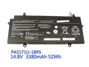 Genuine TOSHIBA PA5171U-1BRS Laptop Battery  rechargeable 3380mAh Black In Singapore