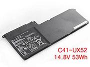 Genuine ASUS C41-UX52 Laptop Battery C41UX52 rechargeable 53Wh Black In Singapore