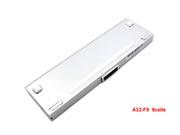 Singapore Replacement ASUS 90-NER1B1000Y Laptop Battery A32-F9 rechargeable 7800mAh White