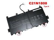 Singapore Genuine ASUS C21N1808 Laptop Battery 0B200-03130000 rechargeable 4940mAh, 39Wh Black