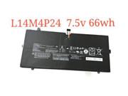 Singapore Genuine LENOVO L14M4P24 Laptop Battery  rechargeable 8800mAh, 66Wh Black