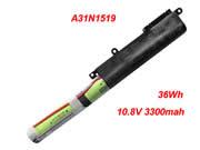 Singapore New ASUS 0B110-00390200 Laptop Computer Battery A31N1519-1 rechargeable 3300mAh, 36Wh 