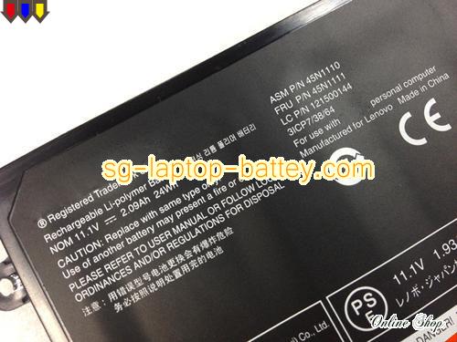  image 4 of Genuine LENOVO X260 Battery For laptop 2162mAh, 24Wh , 4.25Ah, 11.1V, Black , Li-Polymer