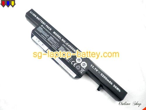 image 1 of Genuine CLEVO W258EU Battery For laptop 5200mAh, 11.1V, Black , Li-ion