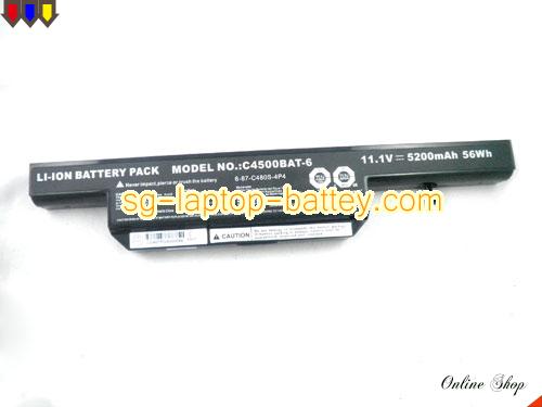  image 5 of Genuine CLEVO W258EU Battery For laptop 5200mAh, 11.1V, Black , Li-ion