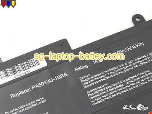  image 2 of TOSHIBA PT23LC-009001 Replacement Battery 3100mAh, 47Wh  14.8V Black Li-Polymer