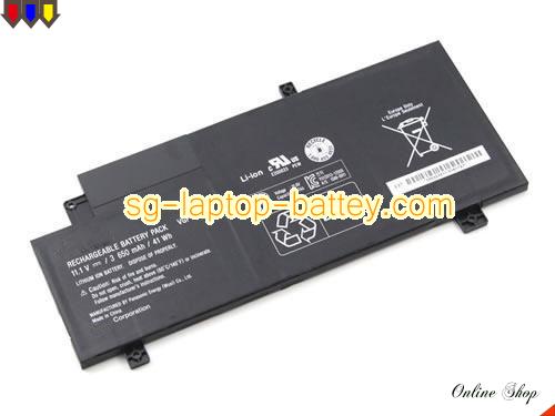  image 1 of Genuine SONY 54581547 Battery For laptop 3650mAh, 41Wh , 11.1V, Black , Li-ion