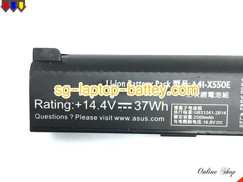  image 2 of Genuine ASUS X450JN Battery For laptop 2500mAh, 37Wh , 14.4V, Black , Li-ion