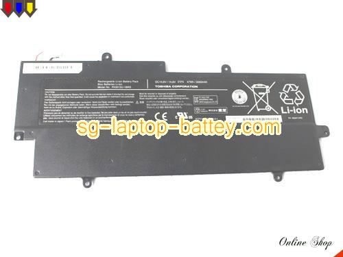  image 1 of Genuine TOSHIBA Z930-16G Battery For laptop 3060mAh, 47Wh , 14.8V, Black , Li-ion