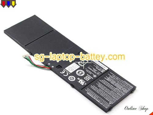  image 2 of Genuine ACER m5-583p-6637 Battery For laptop 3460mAh, 53Wh , 15V, Black , Li-Polymer
