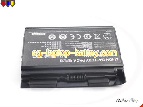  image 3 of CLEVO P150 Replacement Battery 5200mAh 14.8V Black Li-ion