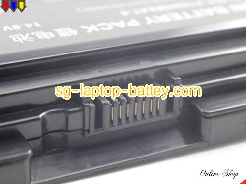  image 4 of CLEVO P150 Replacement Battery 5200mAh 14.8V Black Li-ion