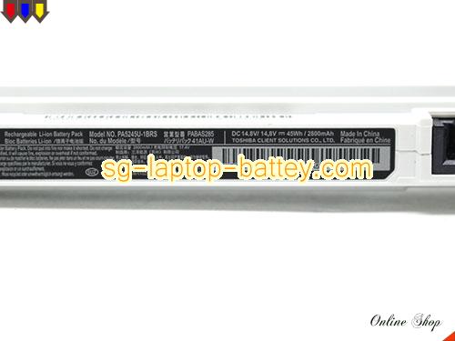  image 5 of TOSHIBA Tecra A40-C-14L Replacement Battery 2800mAh, 45Wh  14.8V White Li-ion