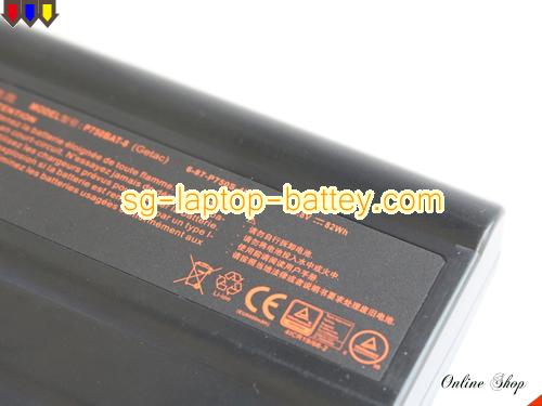  image 3 of Genuine CLEVO P770ZM Battery For laptop 82Wh, 14.8V, Black , Li-ion