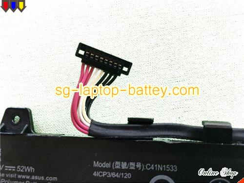  image 3 of Genuine ASUS ZenBook Flip UX560UX Battery For laptop 3410mAh, 52Wh , 15.2V, Black , Li-ion