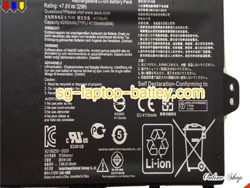  image 3 of 0B20001430600 Battery, S$60.74 Li-ion Rechargeable ASUS 0B20001430600 Batteries