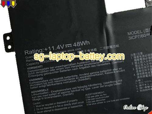  image 2 of Genuine ASUS Zenbook UX510UW Battery For laptop 4240mAh, 48Wh , 11.4V, Black , Li-ion