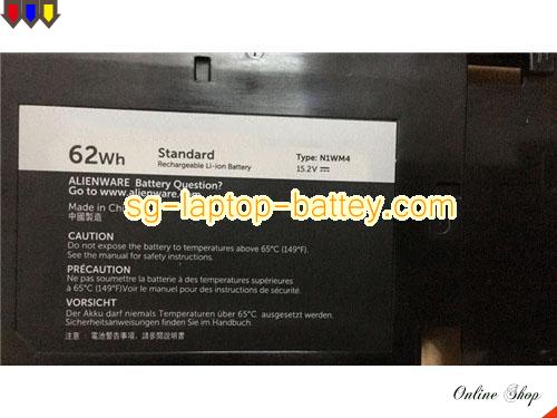  image 2 of Genuine DELL Alienware 13 R2 Battery For laptop 4130mAh, 62Wh , 15.2V,  , Li-ion