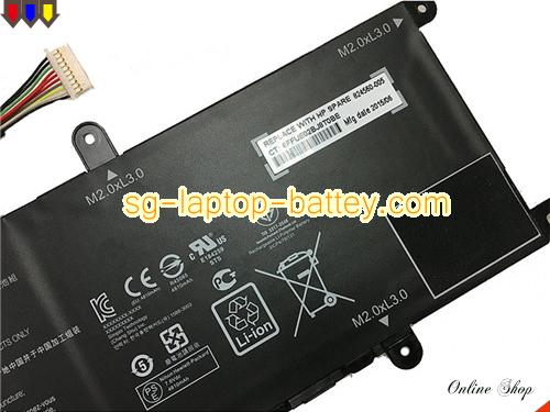 image 3 of Genuine HP STREAM 11-R Battery For laptop 4810mAh, 37Wh , 7.6V, Black , Li-ion