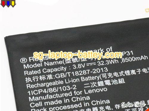  image 2 of Genuine LENOVO YOGA BOOK YB1-X91F Battery For laptop 8500mAh, 32Wh , 3.8V, Black , Li-ion