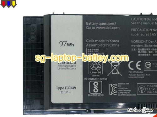  image 2 of Genuine DELL Precision M4700 Battery For laptop 8700mAh, 97Wh , 11.1V, Black , Li-ion
