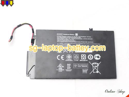  image 2 of Genuine HP Envy 4 1002-TX Battery For laptop 3400mAh, 52Wh , 14.8V, Black , Li-ion